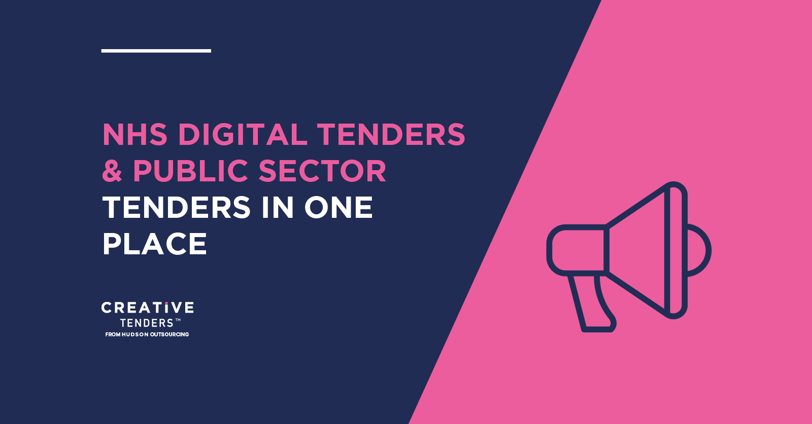 NHS Digital Tenders & Public Sector Tenders in one place | Creative Tenders coming soon