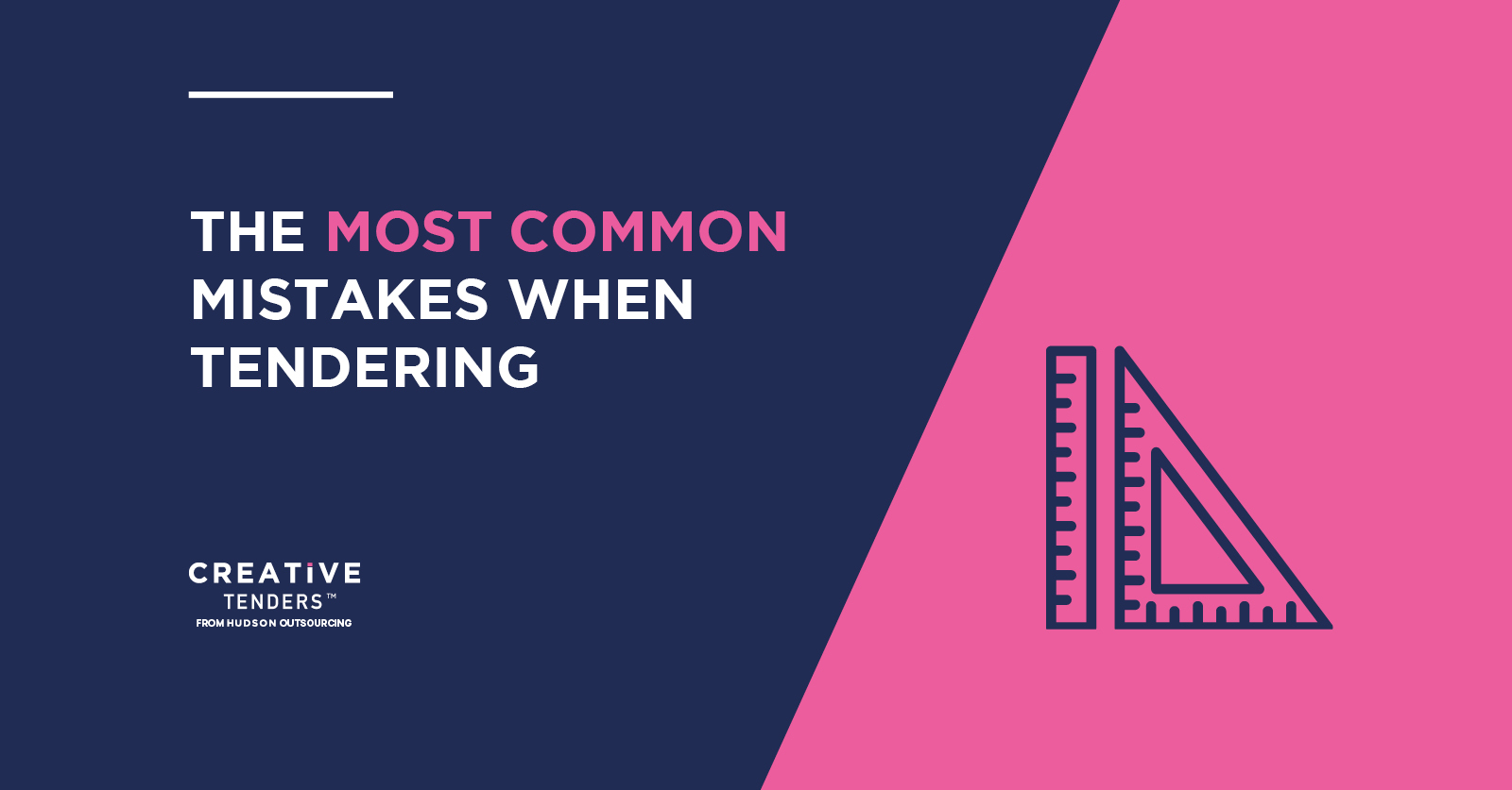 The most common mistakes when tendering