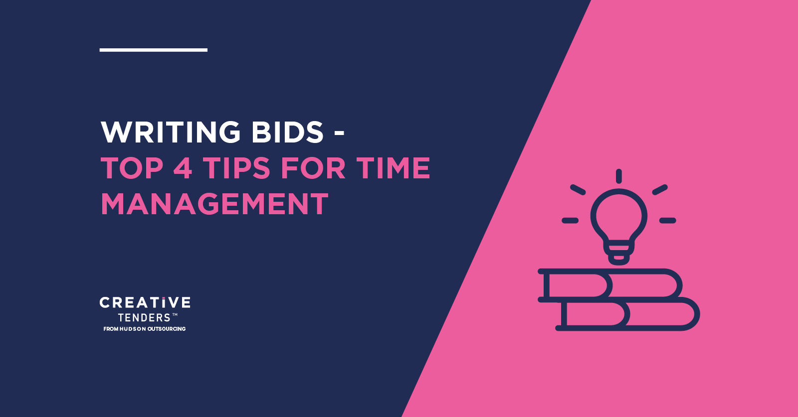 WRITING BIDS – TOP 4 TIPS FOR TIME MANAGEMENT